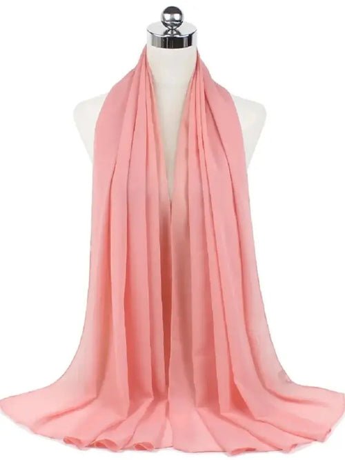 Stylish & Modest Hijabs for Women – Trendy, Elegant Hijab Collection | Modestly Vogue New Fashion Women’s Solid Chiffon Headscarf – Ready to Wear Instant Hijab - Modestly Vogue 