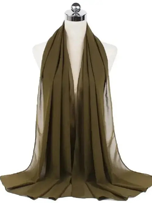 Stylish & Modest Hijabs for Women – Trendy, Elegant Hijab Collection | Modestly Vogue New Fashion Women’s Solid Chiffon Headscarf – Ready to Wear Instant Hijab - Modestly Vogue 