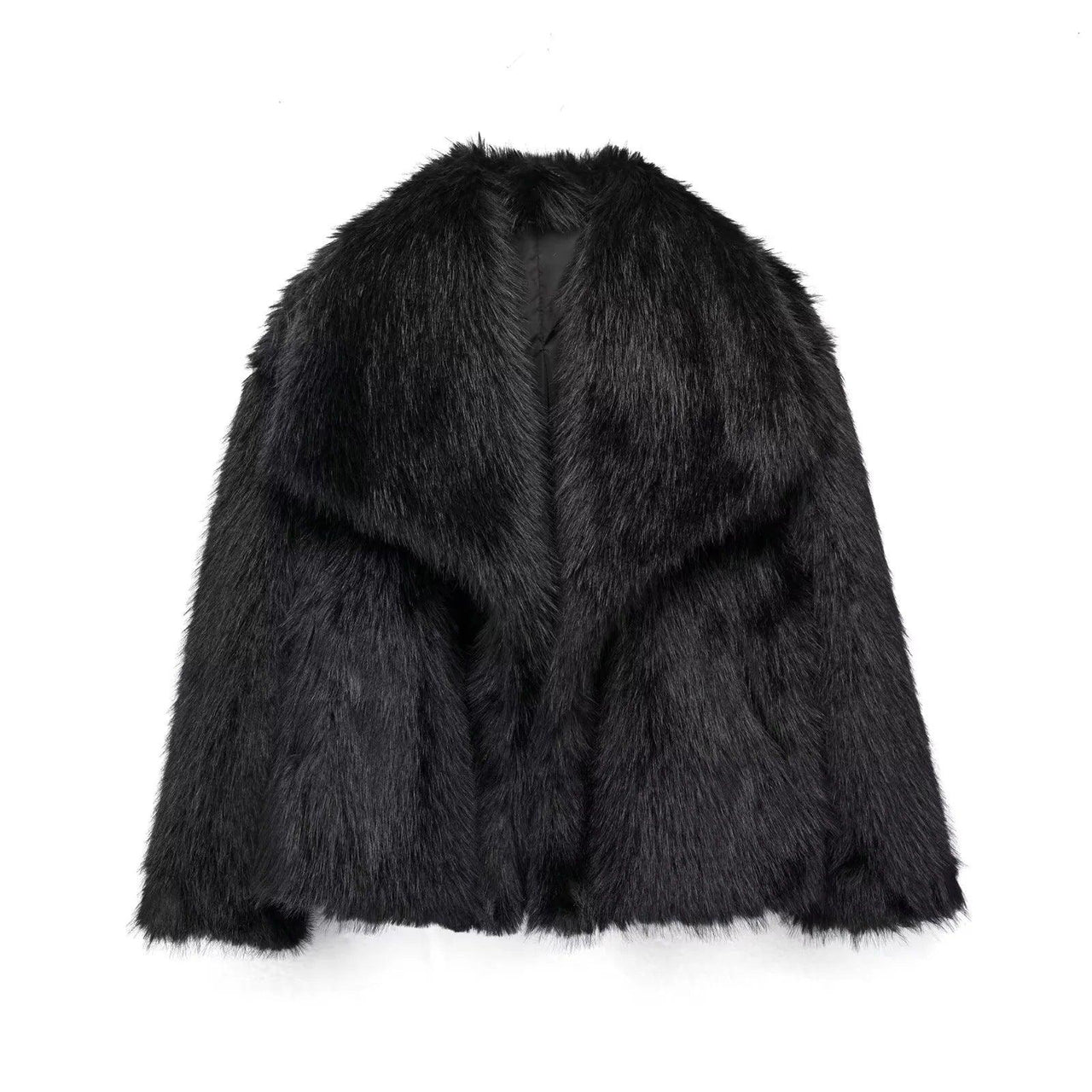 Stylish Outerwear for Women – Trendy Jackets, Coats & More for Every Season | Modestly Vogue Artificial Fur Mink like Coat Winter Coat Socialite Top - Modestly Vogue 