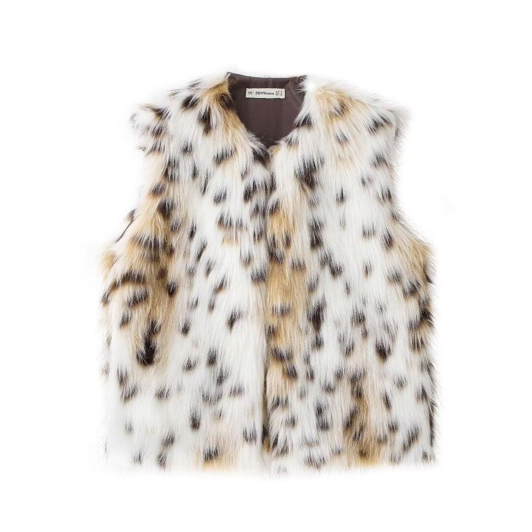 Stylish Outerwear for Women – Trendy Jackets, Coats & More for Every Season | Modestly Vogue Autumn Winter Artificial Fur Effect Vest Loose Casual Sleeveless Top Women - Modestly Vogue 