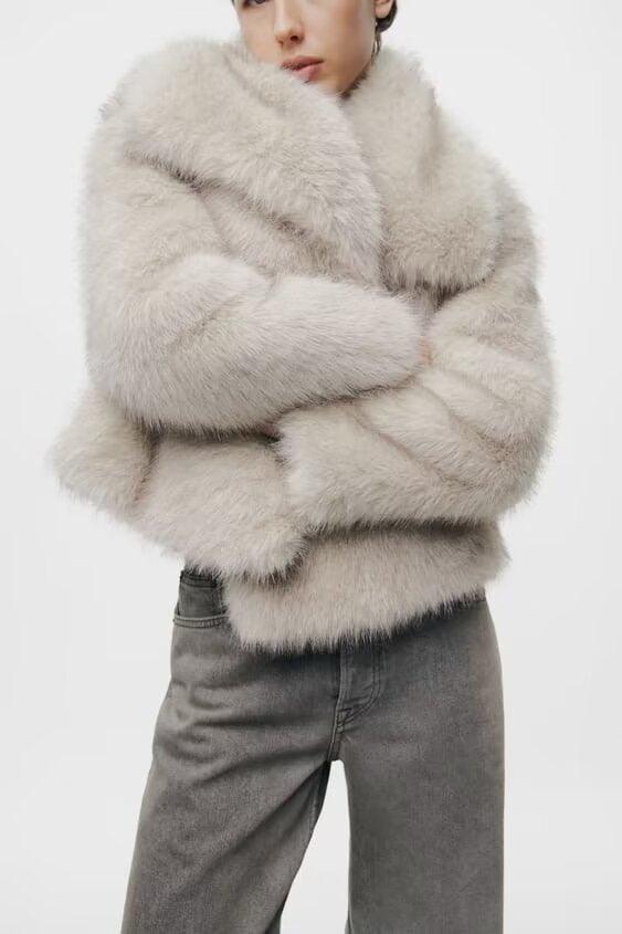 Stylish Outerwear for Women – Trendy Jackets, Coats & More for Every Season | Modestly Vogue Autumn Winter Women Clothing Fashionable Artificial Fur Effect Short Coat - Modestly Vogue 