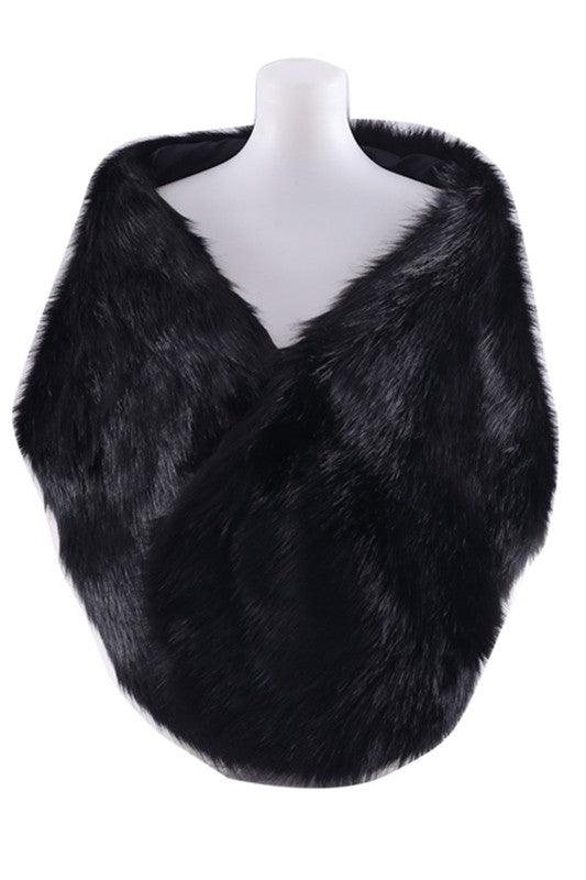 Stylish Outerwear for Women – Trendy Jackets, Coats & More for Every Season | Modestly Vogue Faux Fur Winter Shawl Scarf - Modestly Vogue 