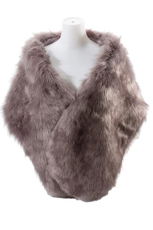 Stylish Outerwear for Women – Trendy Jackets, Coats & More for Every Season | Modestly Vogue Faux Fur Winter Shawl Scarf - Modestly Vogue 