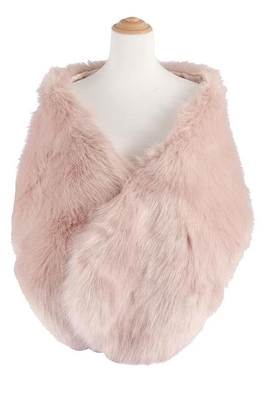 Stylish Outerwear for Women – Trendy Jackets, Coats & More for Every Season | Modestly Vogue Faux Fur Winter Shawl Scarf - Modestly Vogue 