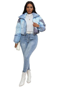 Denim Outerwear – Jackets, Coats Season | Curvy Fit | - Clothing | PUFFER JACKET - Modestly Vogue 