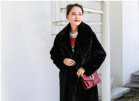 Stylish Outerwear for Women – Trendy Jackets, Coats & More for Every Season | Modestly Vogue Winter Faux Rabbit Fur Coat Women Lengthened Knee Length Faux Fur Coat Thickened Warm Plush Coat - Modestly Vogue 