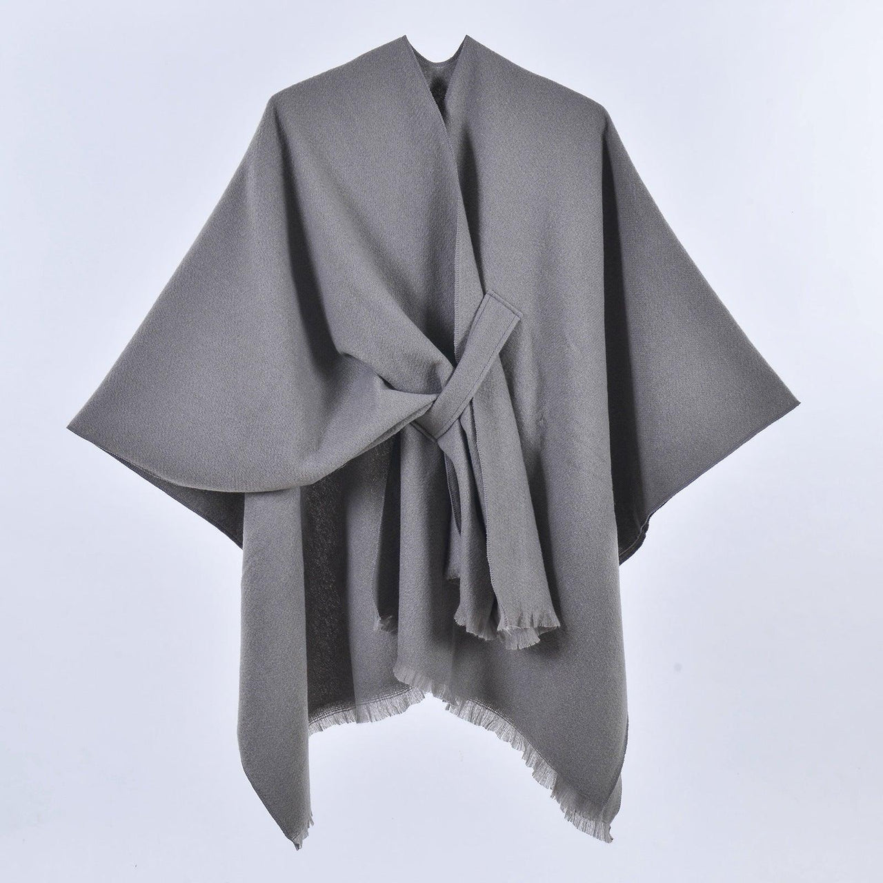 Stylish Outerwear for Women – Trendy Jackets, Coats & More for Every Season | Modestly Vogue Women Shawl Minimalist Monochrome Oblique Strap Cape Cloak Outdoor - Modestly Vogue 