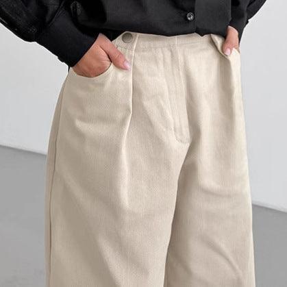 Stylish Pants for Women – Trendy & Comfortable Pants for Every Occasion | Modestly Vogue Autumn Winter Khaki High Waist Wide Leg All Matching Casual Pants Women Clothing Loose Trousers - Modestly Vogue 