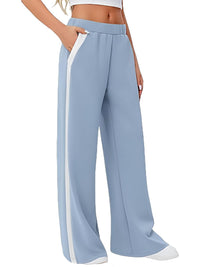 Pants Women – Pants | Side Striped Wide Leg Pants - Modestly Vogue 