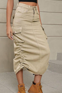 Stylish Skirts for Women – Trendy & Versatile Skirts for Every Occasion | Modestly Vogue Cargo midi skirt - Modestly Vogue 