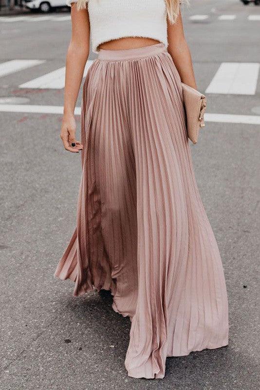 Stylish Skirts for Women – Trendy & Versatile Skirts for Every Occasion | Modestly Vogue Pleated maxi skirt - Modestly Vogue 