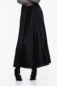 Stylish Skirts for Women – Trendy & Versatile Skirts for Every Occasion | Modestly Vogue Women Elegant Slightly Mature Silk Satin Pleated Skirt - Modestly Vogue 