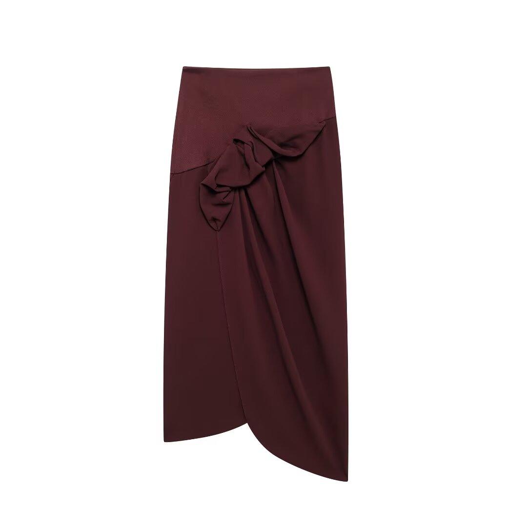 Stylish Skirts for Women – Trendy & Versatile Skirts for Every Occasion | Modestly Vogue Women Minority Laminated Midi Skirt - Modestly Vogue 