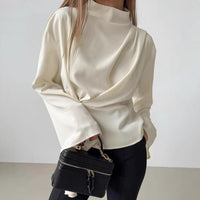 Women's Chiffon Bell Sleeve Blouse - Modestly Vogue 