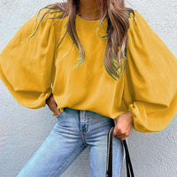 Tops Blouses Women – Blouses | Puff sleeve top - Modestly Vogue 