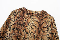 Stylish Tops & Blouses for Women – Trendy & Elegant Blouses for Every Occasion | Modestly Vogue Women Clothing Manufacturers V Neck Leopard Print Women Shirt Ruffled Long Sleeve Loose Top - Modestly Vogue 