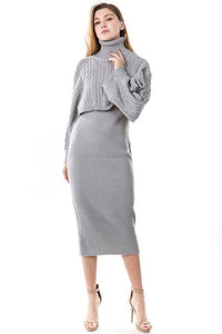 SWEATER TWO PIECE - Modestly Vogue 