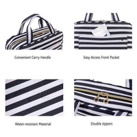 Travel Fold Up Make Up Bag Hanging Organizer - Modestly Vogue 