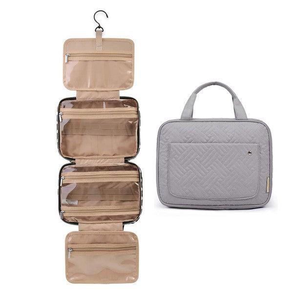 Travel Fold Up Make Up Bag Hanging Organizer - Modestly Vogue 