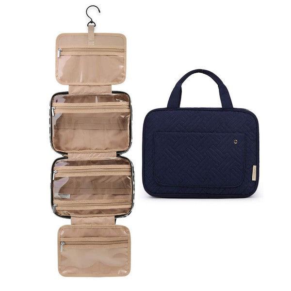 Travel Fold Up Make Up Bag Hanging Organizer - Modestly Vogue 