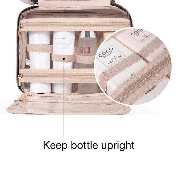 Travel Fold Up Make Up Bag Hanging Organizer - Modestly Vogue 