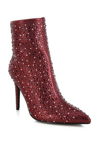 Trendy Boots for Women – Stylish & Comfortable Boots for Every Season | Modestly Vogue Lobelia Rhinestones Embellished Stiletto Boots - Modestly Vogue 