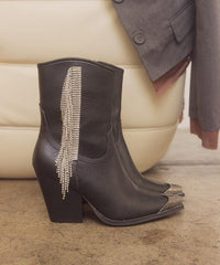 Trendy Boots for Women – Stylish & Comfortable Boots for Every Season | Modestly Vogue OASIS SOCIETY Kai - Rhinestone Fringe Boots - Modestly Vogue 