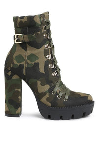 Trendy Boots for Women – Stylish & Comfortable Boots for Every Season | Modestly Vogue Palmetto Camouflage Ankle Boots - Modestly Vogue 