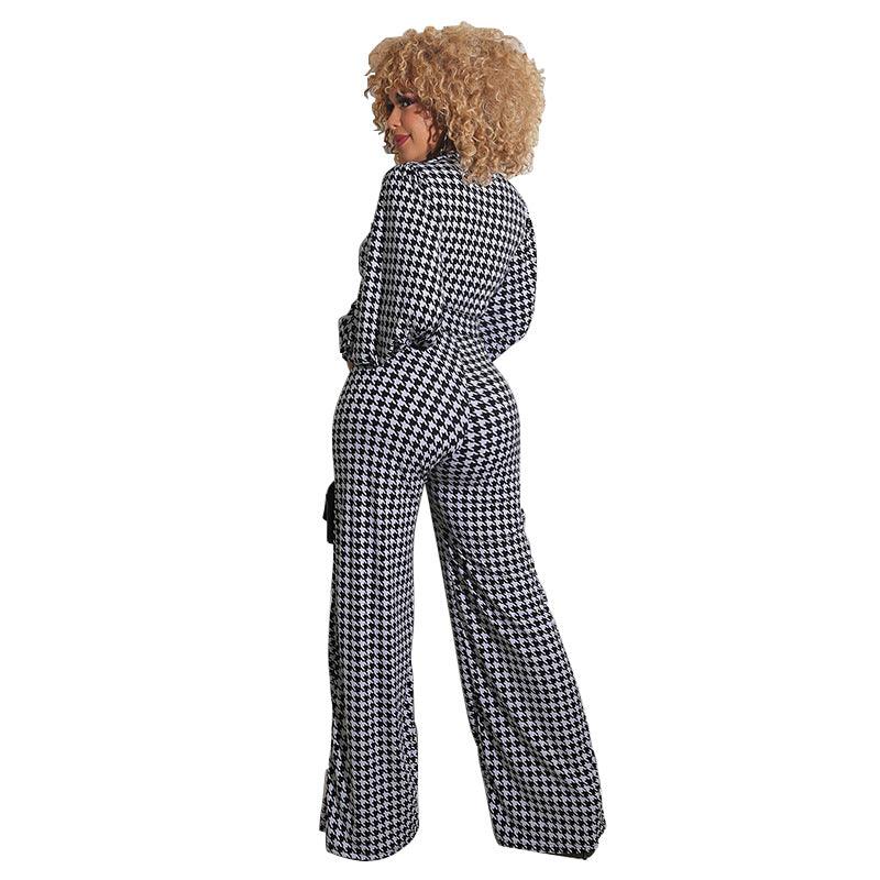 One-Piece Outfits for Every Occasion | Curvy Fit | & Plus-Size Clothing | Plus Size Women Clothing Spring Bubble Sleeve Printed Jumpsuit - Modestly Vogue 