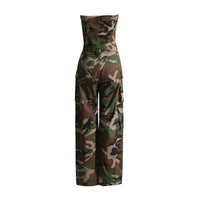 Camouflage Jumpsuit for Women | Bandeau One-Piece | - Modestly Vogue 