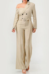 One-Piece Outfits for Every Occasion | Savannah Elegance Trench Jumpsuit - Modestly Vogue 