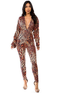 Trendy & Elegant Jumpsuits for Women – Stylish One-Piece Outfits for Every Occasion | Modestly Vogue STUNNING LEOPARD JUMPSUIT - Modestly Vogue 