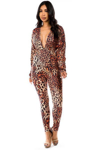 Trendy & Elegant Jumpsuits for Women – Stylish One-Piece Outfits for Every Occasion | Modestly Vogue STUNNING LEOPARD JUMPSUIT - Modestly Vogue 