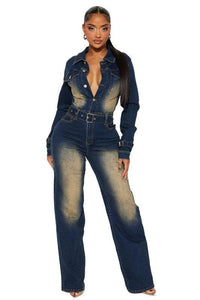 Denim – One-Piece Outfits | DENIM SEXY JUMPSUIT - Modestly Vogue 