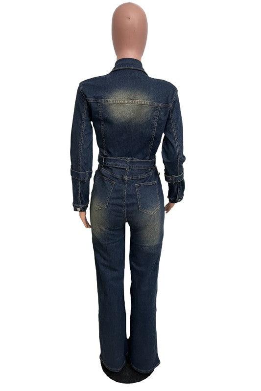 Denim – One-Piece Outfits | DENIM SEXY JUMPSUIT - Modestly Vogue 