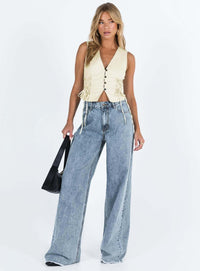 Denim – | Casual Loose Trousers - Modestly Vogue 