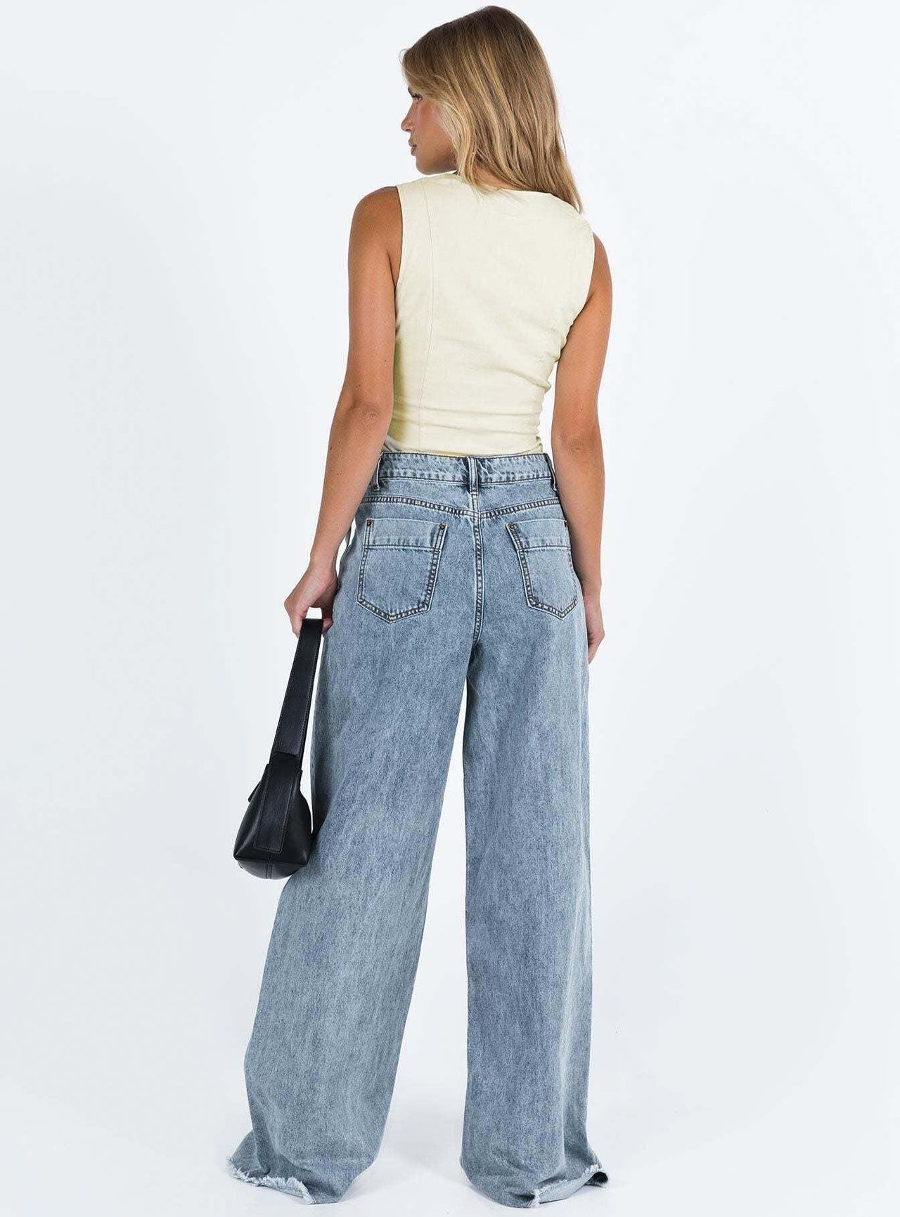 Denim – | Casual Loose Trousers - Modestly Vogue 