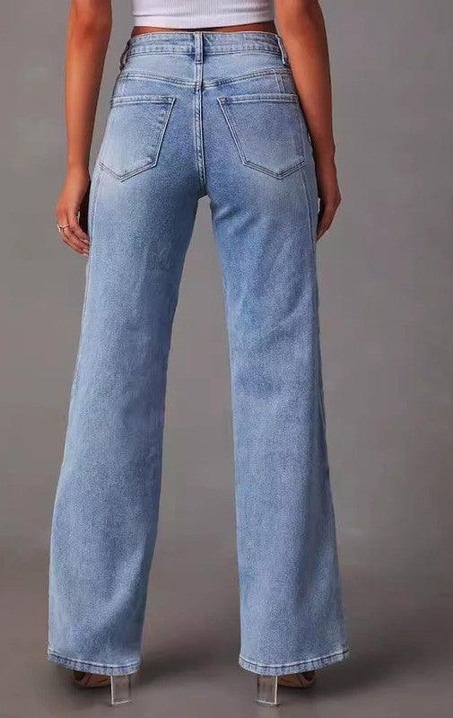 Denim – | High waisted denim jeans - Modestly Vogue 