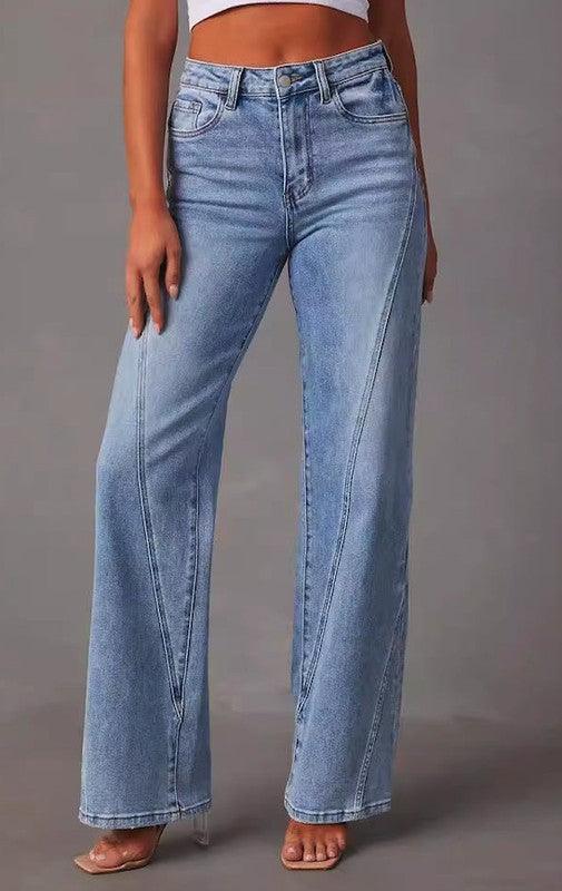 Denim – | High waisted denim jeans - Modestly Vogue 