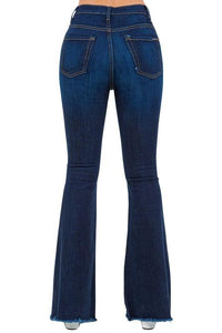 Denim – | Rodeo Bell Bottom in Dark - Inseam 32 - Modestly Vogue 