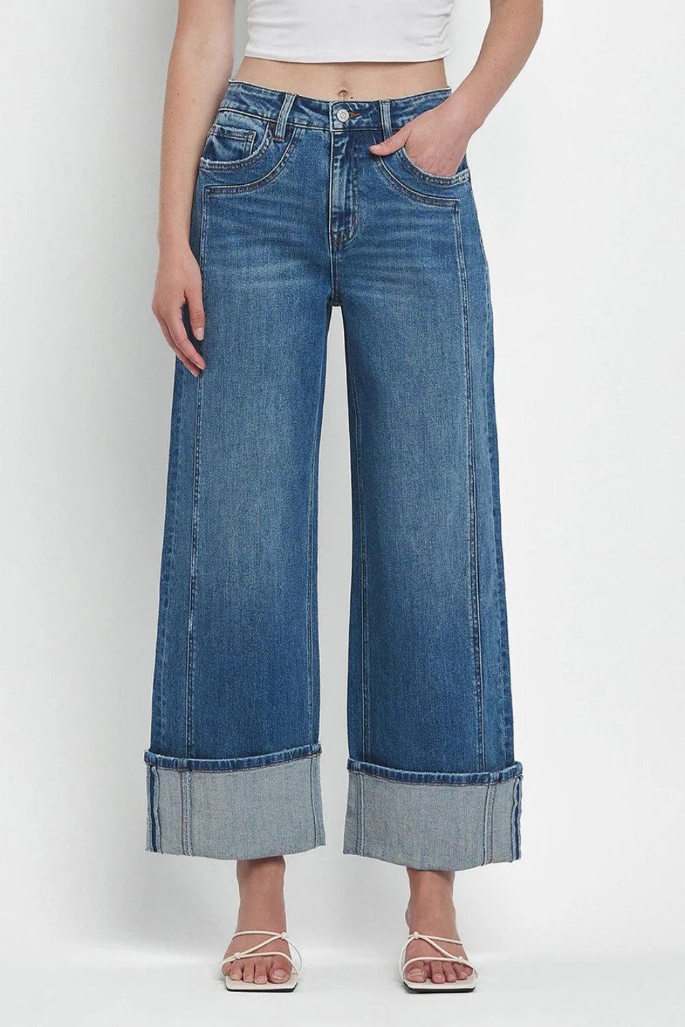 Denim – | Straight Leg with Pockets - Modestly Vogue 