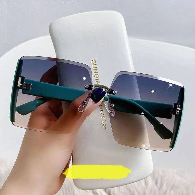 Trendy Sunglasses for Women – Stylish & UV-Protected Eyewear for Every Look | Modestly Vogue Frameless UV400 Sunglasses for Outdoor Sun Protection - Modestly Vogue 