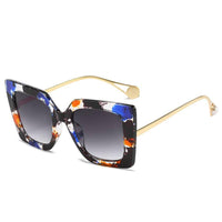 Trendy Sunglasses for Women – Stylish & UV-Protected Eyewear for Every Look | Modestly Vogue Women Square Oversize Retro Fashion Cat Eye Sunglasses - Modestly Vogue 