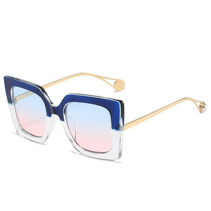 Trendy Sunglasses for Women – Stylish & UV-Protected Eyewear for Every Look | Modestly Vogue Women Square Oversize Retro Fashion Cat Eye Sunglasses - Modestly Vogue 