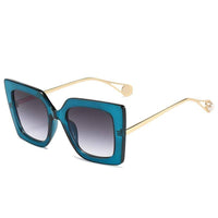 Trendy Sunglasses for Women – Stylish & UV-Protected Eyewear for Every Look | Modestly Vogue Women Square Oversize Retro Fashion Cat Eye Sunglasses - Modestly Vogue 