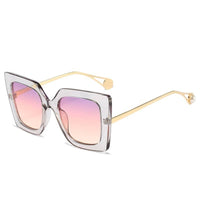 Trendy Sunglasses for Women – Stylish & UV-Protected Eyewear for Every Look | Modestly Vogue Women Square Oversize Retro Fashion Cat Eye Sunglasses - Modestly Vogue 