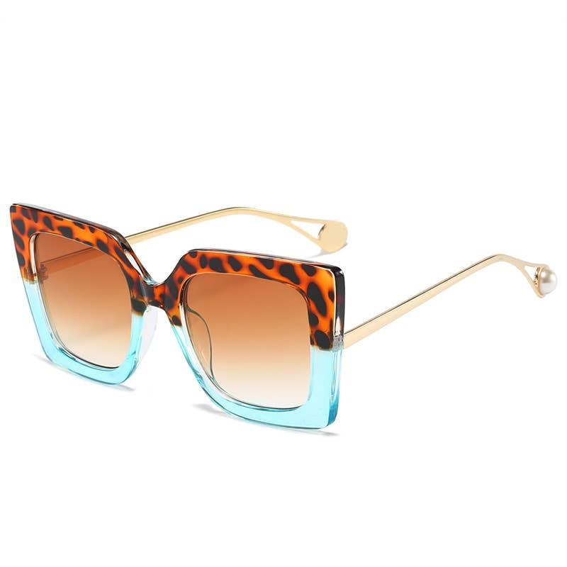 Trendy Sunglasses for Women – Stylish & UV-Protected Eyewear for Every Look | Modestly Vogue Women Square Oversize Retro Fashion Cat Eye Sunglasses - Modestly Vogue 