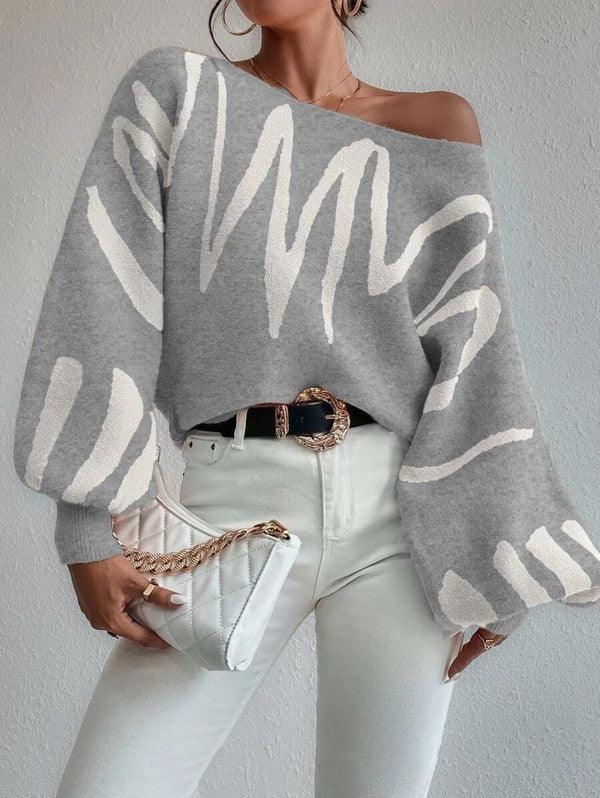 Sweaters Women – | Oversized balloon sleeve sweater - Modestly Vogue 