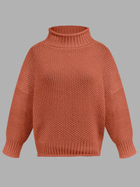 Turtleneck Long Sleeve Sweater | Trendy & Cozy Knitwear for Women - Modestly Vogue 