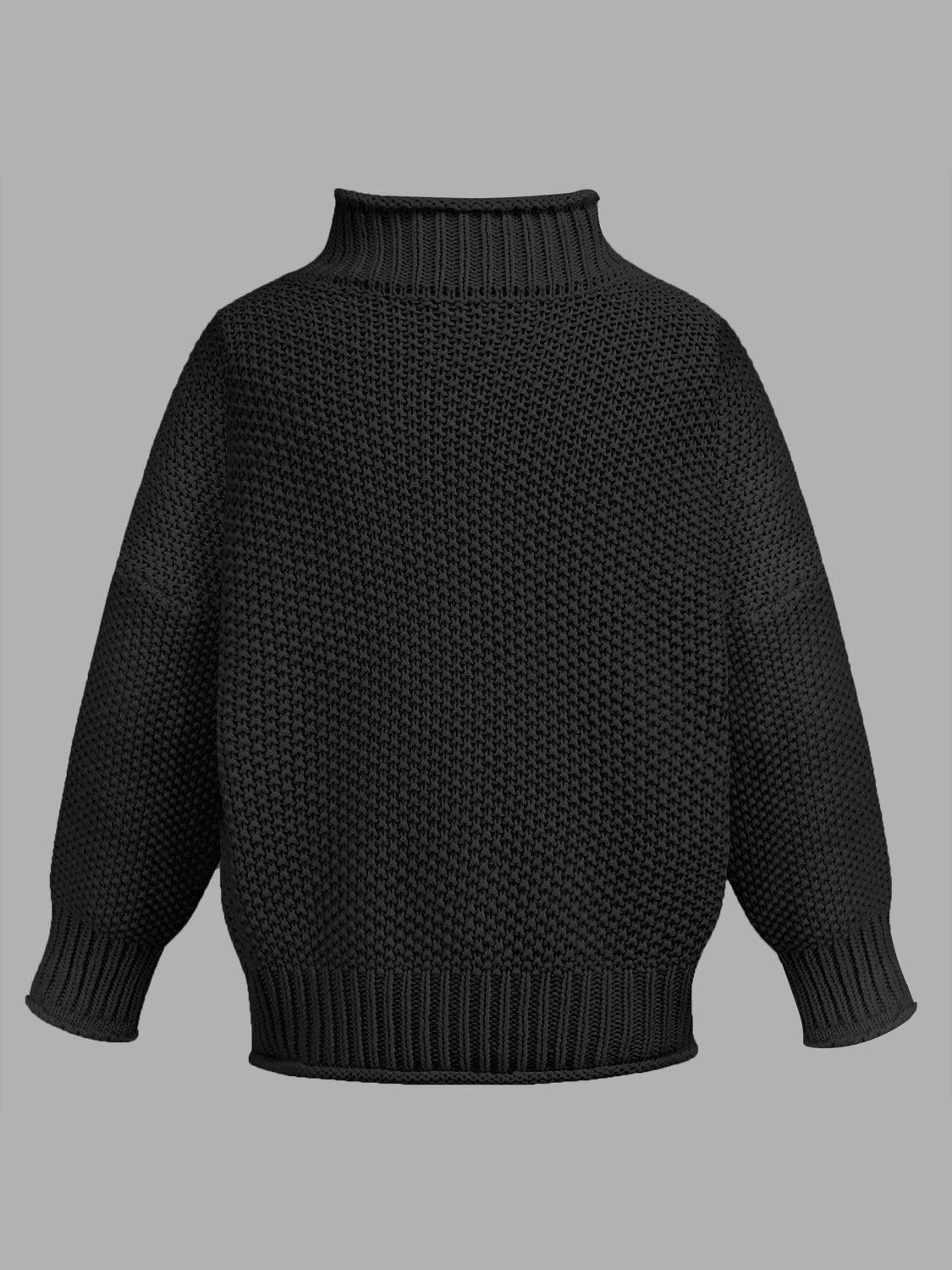 Turtleneck Long Sleeve Sweater | Trendy & Cozy Knitwear for Women - Modestly Vogue 